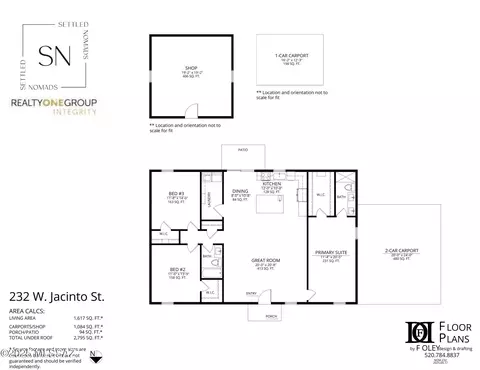 Floorplan - 232 E Jacinto St, Tucson, AZ 85705 photo 1 of 1