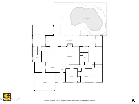 Floorplan - 9511 E Rand Pl, Tucson, AZ 85715 photo 2 of 2