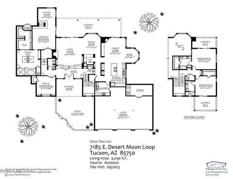 Floorplan - 7185 E Desert Moon Loop, Tucson, AZ 85750 photo 1 of 1