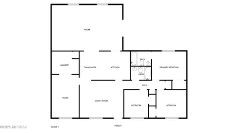 Floorplan - 8558 E Ruby Dr, Tucson, AZ 85730 photo 1 of 1