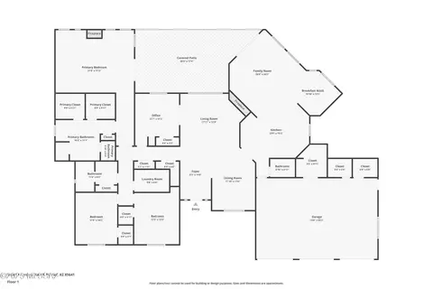 Floorplan - 14581 E Circle L Ranch Pl, Vail, AZ 85641 photo 1 of 1