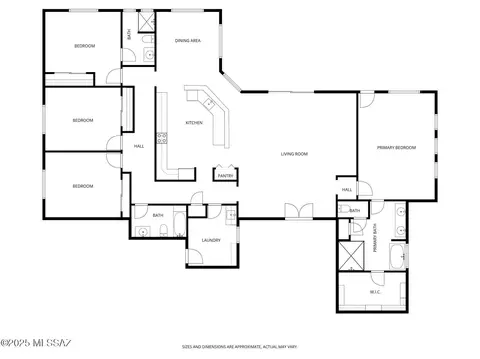 Floorplan - 300 N Vail View Rd, Vail, AZ 85641 photo 1 of 2