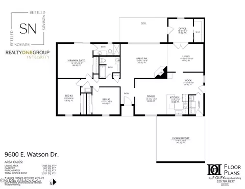 Floorplan - 9600 E Watson Dr, Tucson, AZ 85730 photo 1 of 1