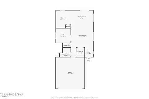 Floorplan - 3592 E Felix Blvd, Tucson, AZ 85706 photo 1 of 2