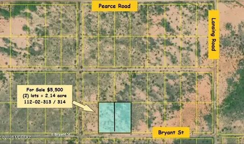 2 14 Acre On Bryant And Lansing, Pearce, AZ 85625