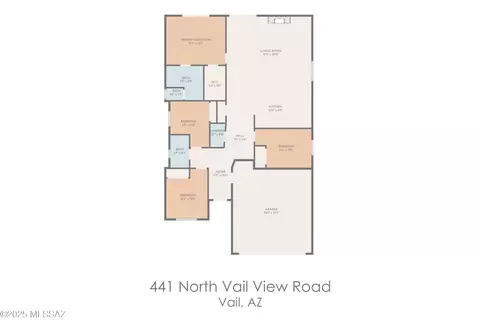 Floorplan - 441 N Vail View Rd, Vail, AZ 85641 photo 1 of 1