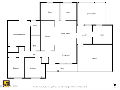 Floorplan - 2002 E Pinon Dr, Tucson, AZ 85706 photo 1 of 2