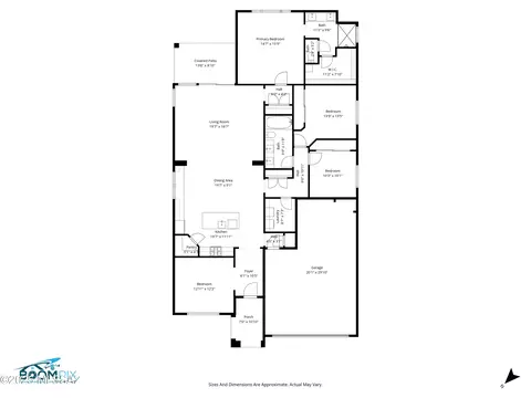 Floorplan - 13384 E Knipe Pl, Tucson, AZ 85747 photo 1 of 1