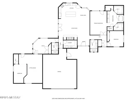 Floorplan - 15672 E Colossal Cave Rd, Vail, AZ 85641 photo 1 of 1
