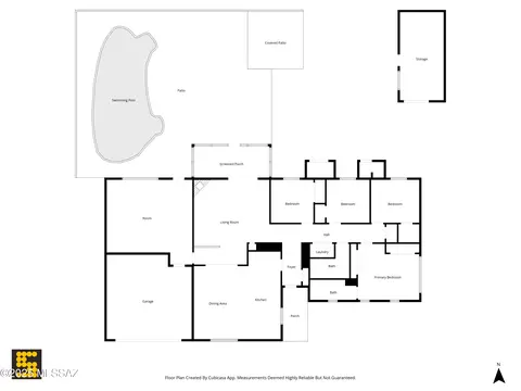 Floorplan - 7531 E 39th St, Tucson, AZ 85730 photo 2 of 2