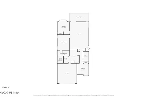 Floorplan - 6450 E Cyclone Dr, Tucson, AZ 85730 photo 1 of 1