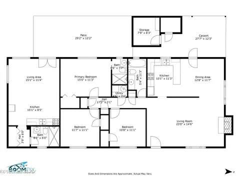 Floorplan - 802 E Graybill Dr, Tucson, AZ 85719 photo 1 of 1