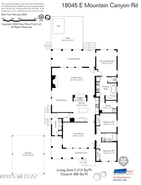 Floorplan - 18045 E Mountain Canyon Rd, Vail, AZ 85641 photo 2 of 2