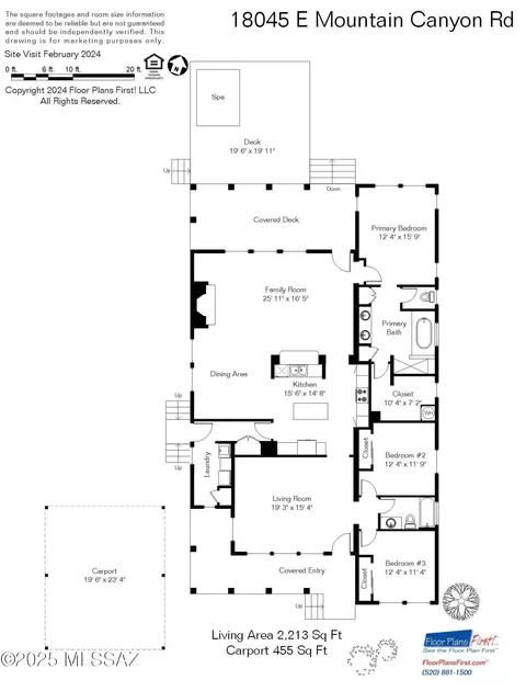 Floorplan - 18045 E Mountain Canyon Rd, Vail, AZ 85641 photo 1 of 2