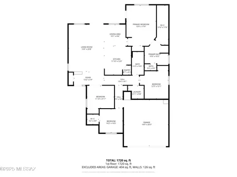 Floorplan - 6661 E Gehrig Ln, Tucson, AZ 85756 photo 1 of 1