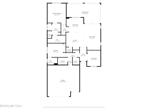 Floorplan - 2419 E Wrightson View Dr, Green Valley, AZ 85614 photo 1 of 1