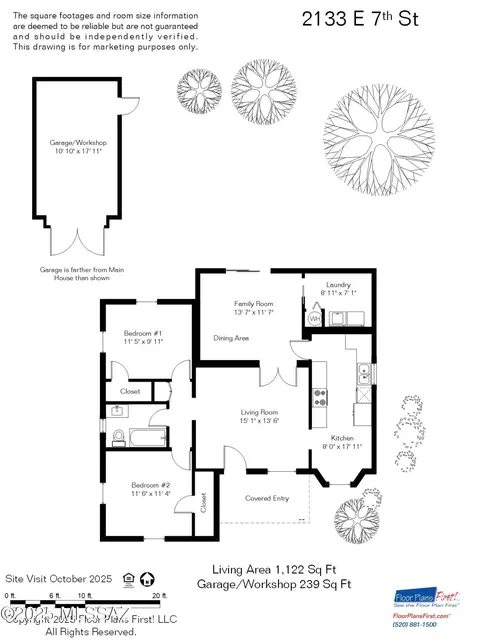 Floorplan - 2133 E 7th St, Tucson, AZ 85719 photo 1 of 2