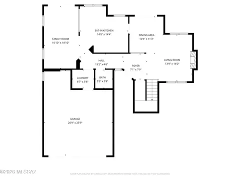 Floorplan - 3524 W Thundercloud Loop, Tucson, AZ 85742 photo 3 of 4