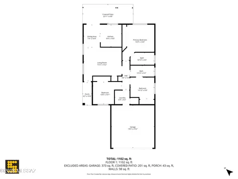Floorplan - 8857 E Fruit Tree Dr, Tucson, AZ 85730 photo 2 of 2