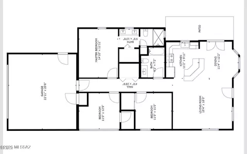 Floorplan - 466 E Codd St, Tucson, AZ 85701 photo 1 of 1
