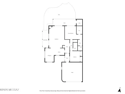 Floorplan - 6441 Via Algardi, Tucson, AZ 85750 photo 2 of 4