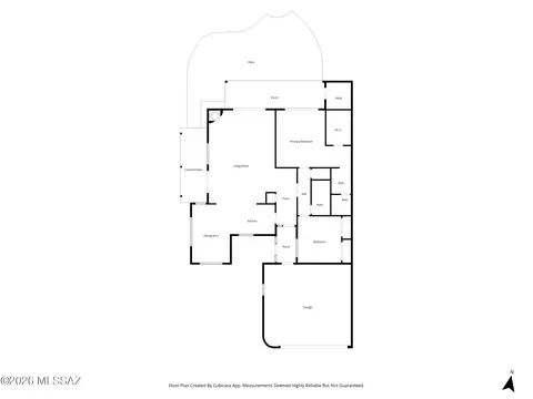 Floorplan - 6441 Via Algardi, Tucson, AZ 85750 photo 4 of 4