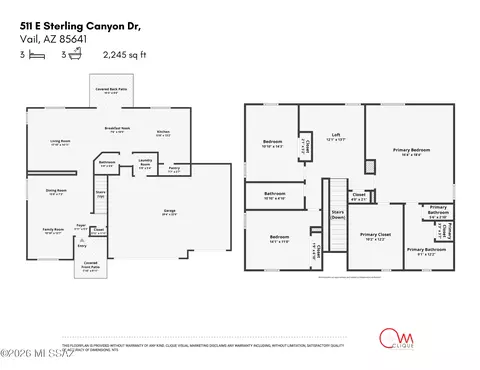 Floorplan - 511 E Sterling Canyon Dr, Vail, AZ 85641 photo 1 of 1