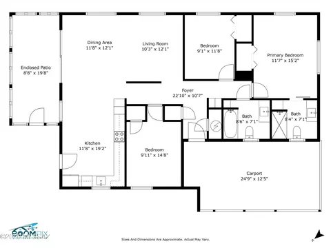 Floorplan - 487 E Patrick Dr, Benson, AZ 85602 photo 1 of 1