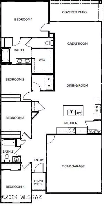 Floorplan - 14114 E Canidae Dr, Vail, AZ 85641 photo 1 of 1