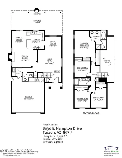 Floorplan - 8030 E Hampton Dr, Tucson, AZ 85715 photo 1 of 1