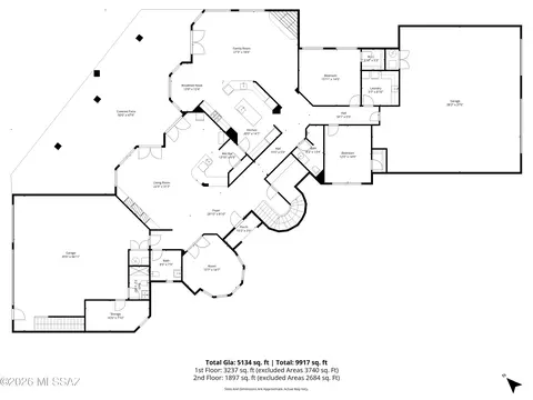 Floorplan - 370 Elgin Rd, Elgin, AZ 85611 photo 2 of 2