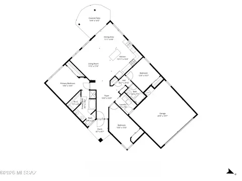 Floorplan - 9908 E Shadow Glen Ct, Tucson, AZ 85748 photo 1 of 2