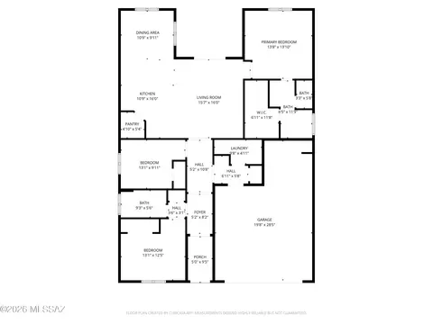 Floorplan - 9785 E Copper Glance Trl, Tucson, AZ 85747 photo 1 of 2