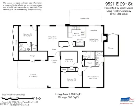 Floorplan - 9521 E 29th St, Tucson, AZ 85748 photo 1 of 1