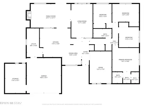 Floorplan - 9209 E Baker St, Tucson, AZ 85710 photo 1 of 1
