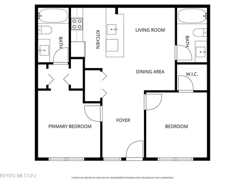Floorplan - 2026 E River Rd #101, Tucson, AZ 85718 photo 1 of 1