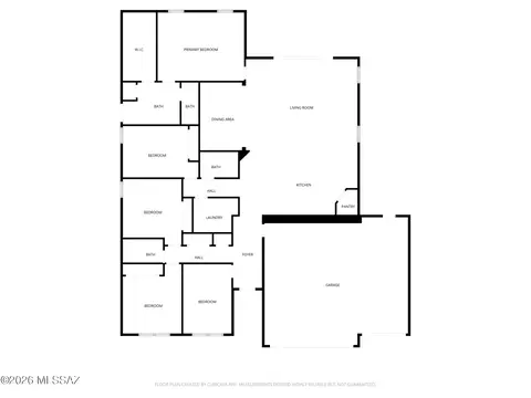 Floorplan - 552 W Weldon St, Vail, AZ 85641 photo 1 of 1