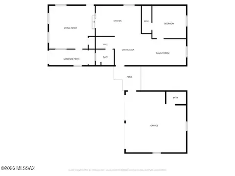 Floorplan - 24510 E Marsh Station Rd, Benson, AZ 85602 photo 2 of 2