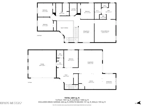 Floorplan - 8878 E Abrams Loop, Tucson, AZ 85710 photo 3 of 3