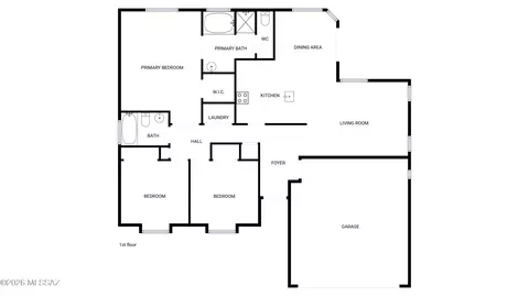 Floorplan - 9248 N Eaglestone Loop, Tucson, AZ 85742 photo 1 of 1
