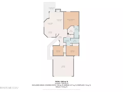 Floorplan - 836 E Oregon St, Tucson, AZ 85706 photo 1 of 1