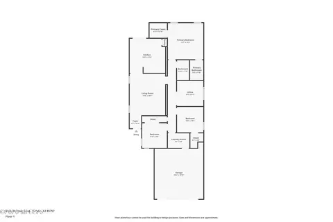 Floorplan - 8263 W Anser Loop, Tucson, AZ 85757 photo 1 of 1