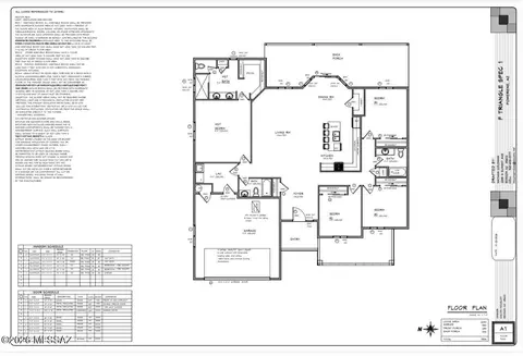 Floorplan - 276 E Rincon Ln, Benson, AZ 85602 photo 1 of 1