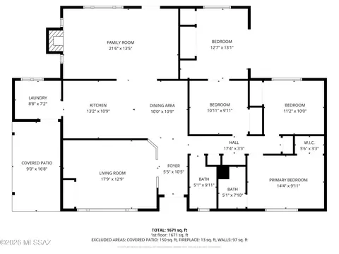 Floorplan - 7402 E 34th St, Tucson, AZ 85710 photo 1 of 2