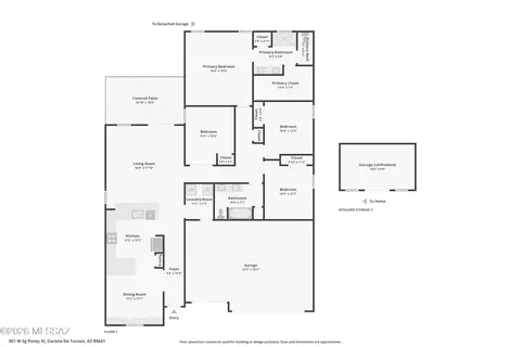 Floorplan - 264 W Sg Posey St, Vail, AZ 85641 photo 1 of 1
