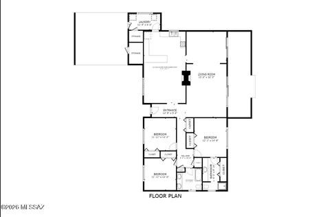 Floorplan - 450 E Deone Ln, Tucson, AZ 85704 photo 1 of 1