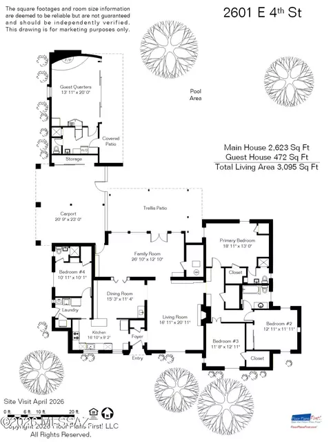 Floorplan - 2601 E 4th St, Tucson, AZ 85716 photo 1 of 2