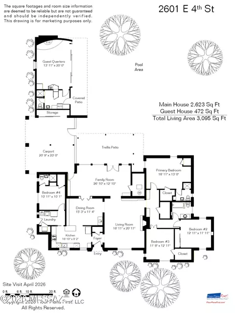 Floorplan - 2601 E 4th St, Tucson, AZ 85716 photo 2 of 2