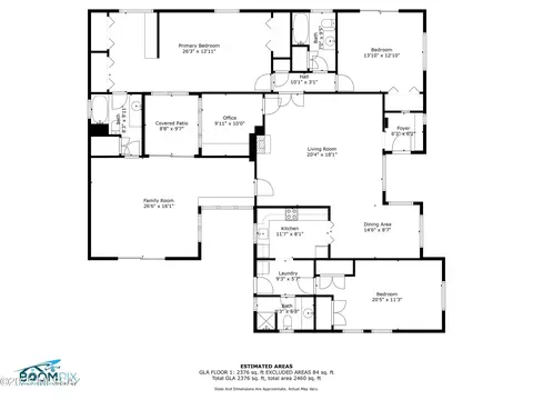 Floorplan - 1047 E Hedrick Dr, Tucson, AZ 85719 photo 1 of 1