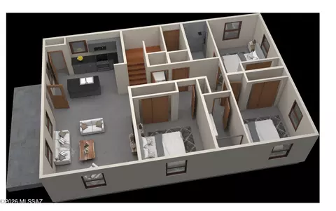 Floorplan - 120 E 4th St, Tucson, AZ 85705 photo 3 of 5